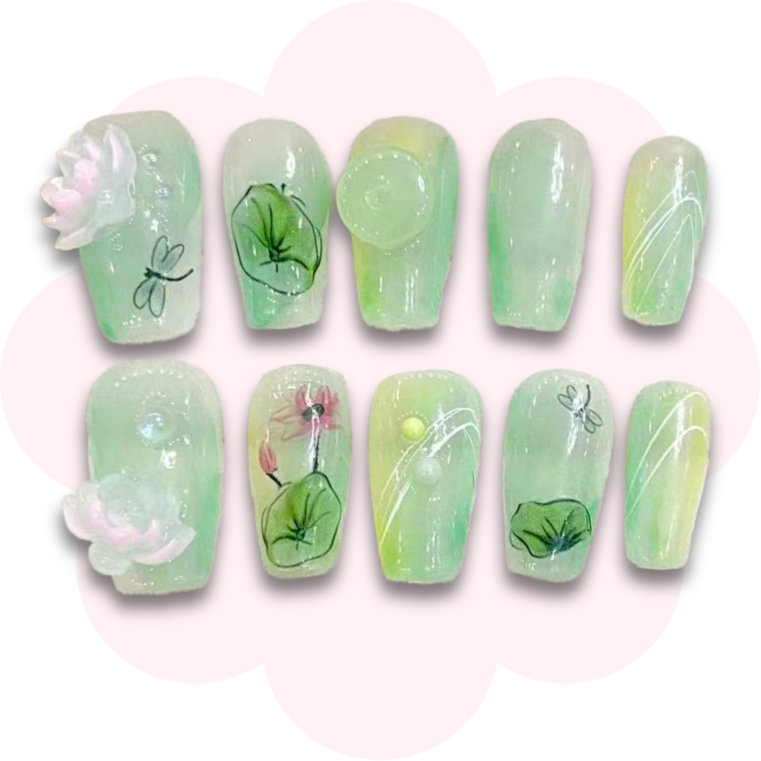 Zen Lotus Nails