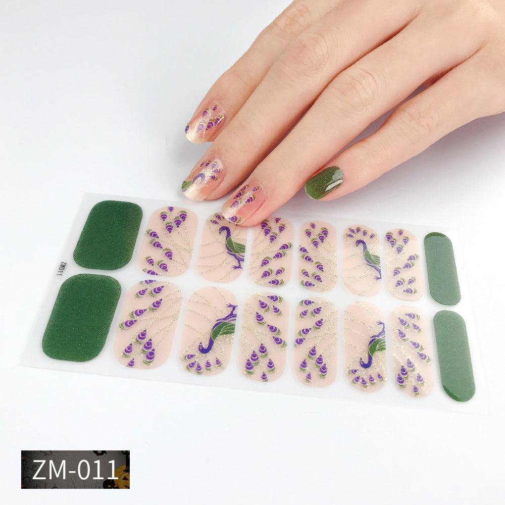 Panda Nail Sticker DIY