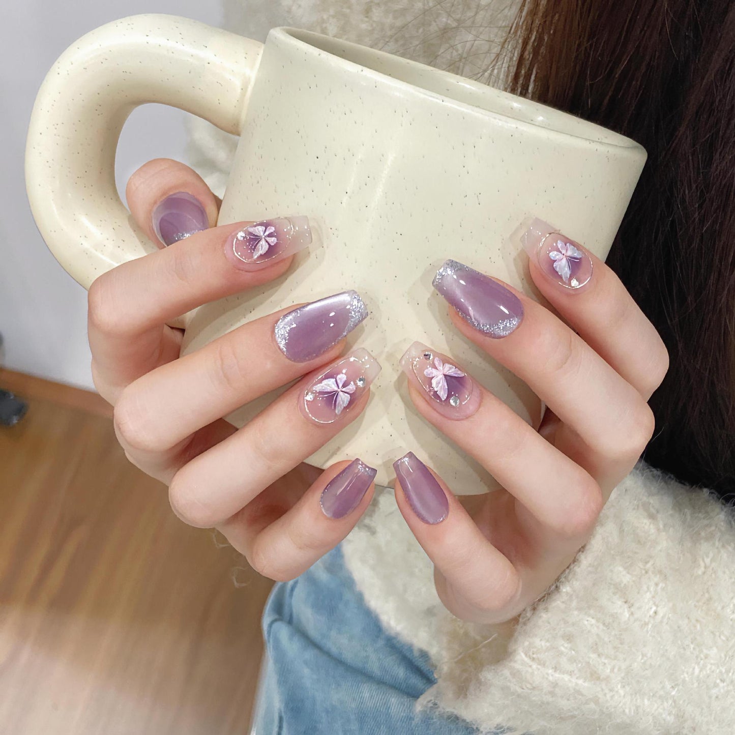 Ethereal Butterfly Nails