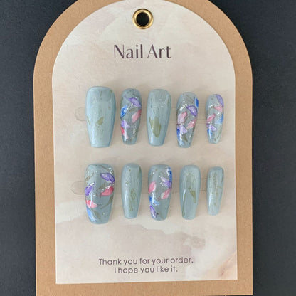 Watercolor Bloom Nails