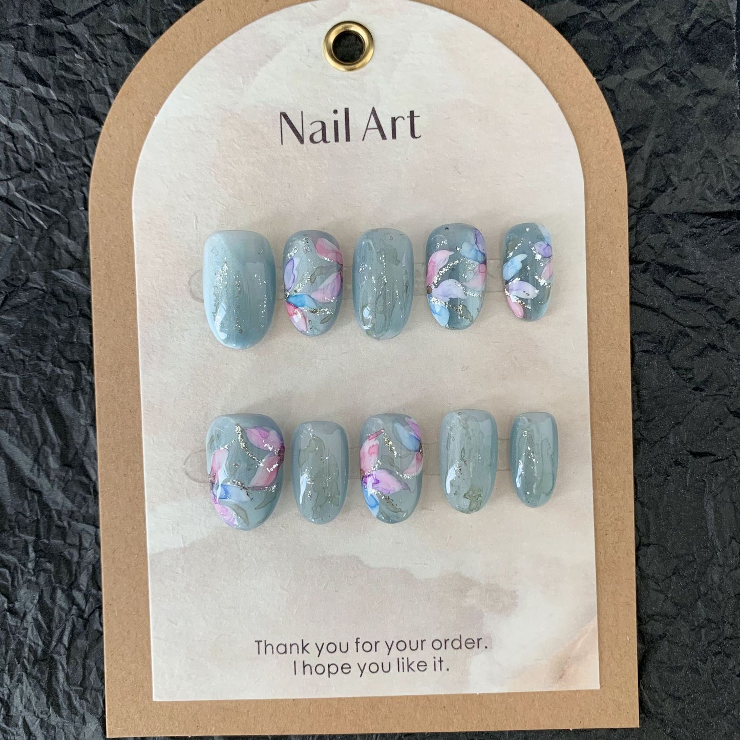 Watercolor Bloom Nails