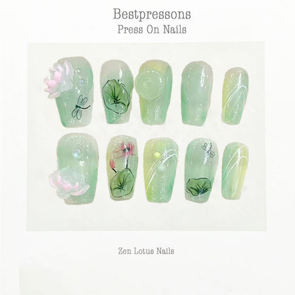 Zen Lotus Nails